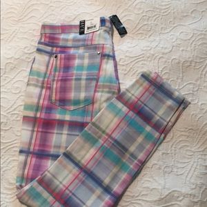 Hue Plaid Skimmer Leggings